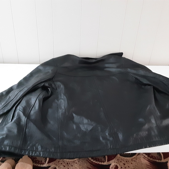 WILSONS BLACK LEATHER JACKET - Picture 5 of 6